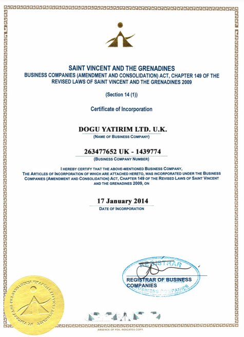 dogu yatirim lisans