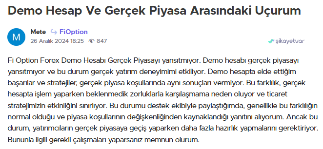fioption şikayet var