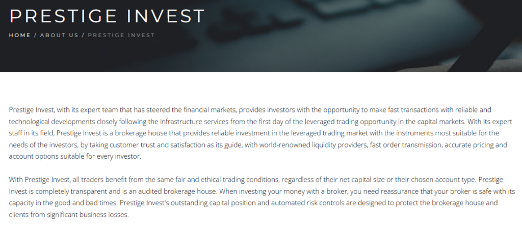 prestige invest finance
