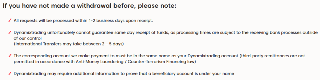 dynamix trading ödeme yöntemleri