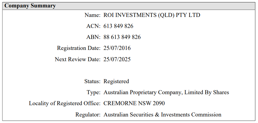 roi market corp lisans