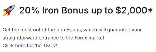 iron fx bonus