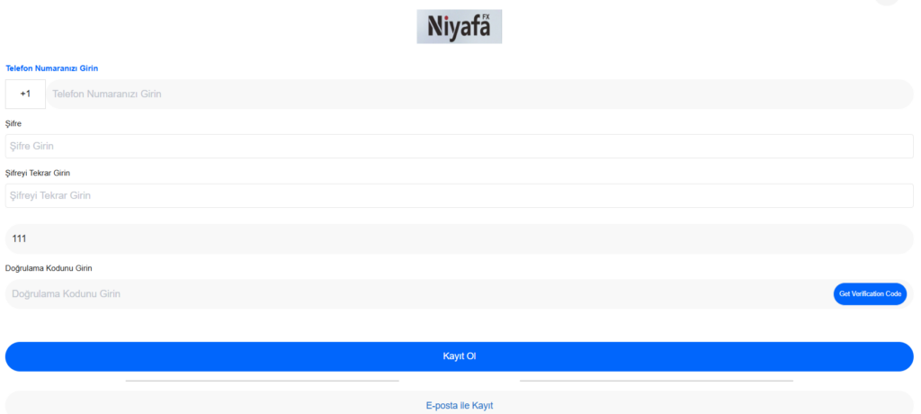 niyafa fx hesap türleri