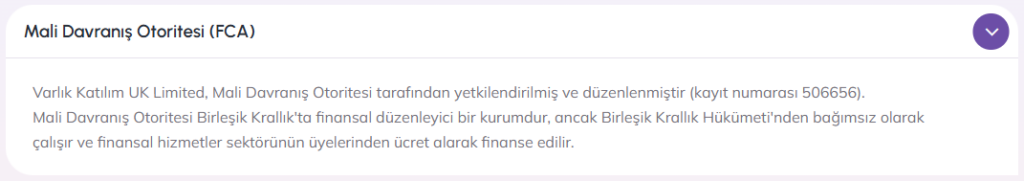 varlık katılım borsa lisans