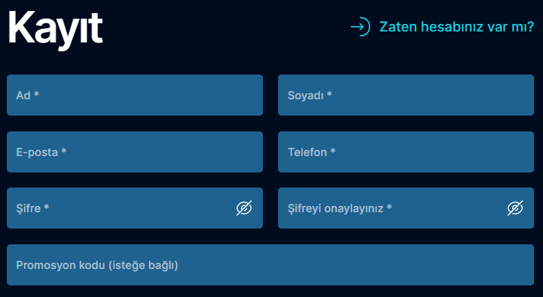wexlotha hesap türleri