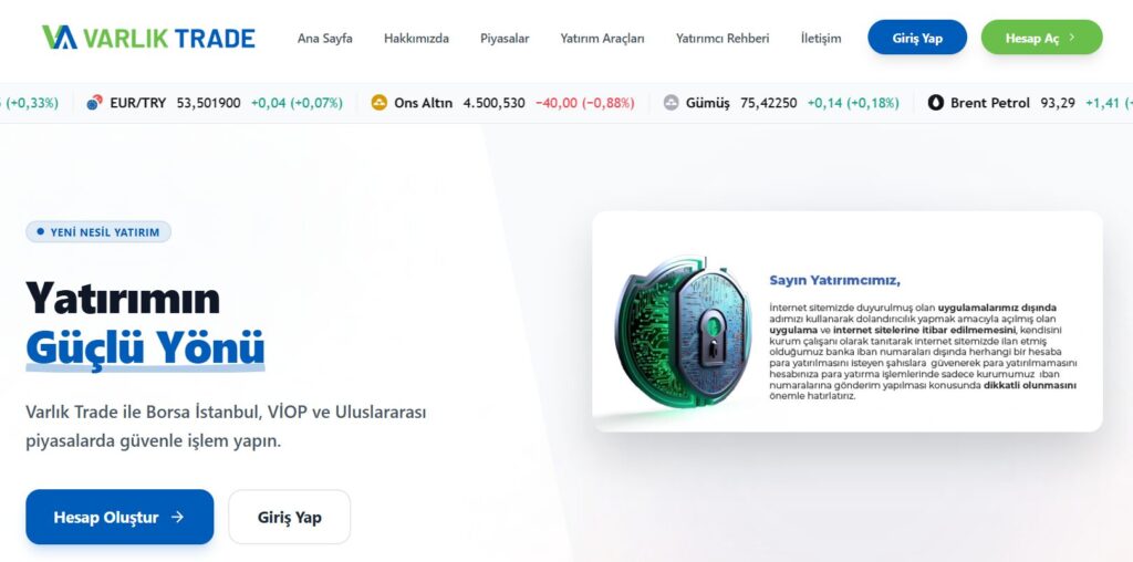 varlık trade